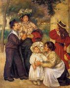 Pierre-Auguste Renoir La famille d`artiste France oil painting artist